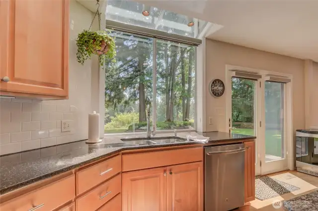Bathed in natural light and private views