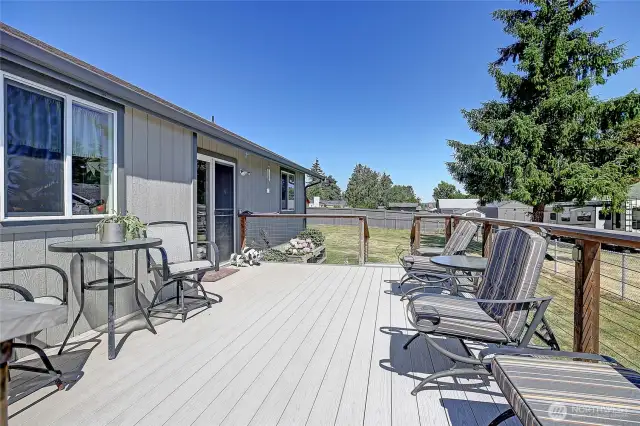 back deck area