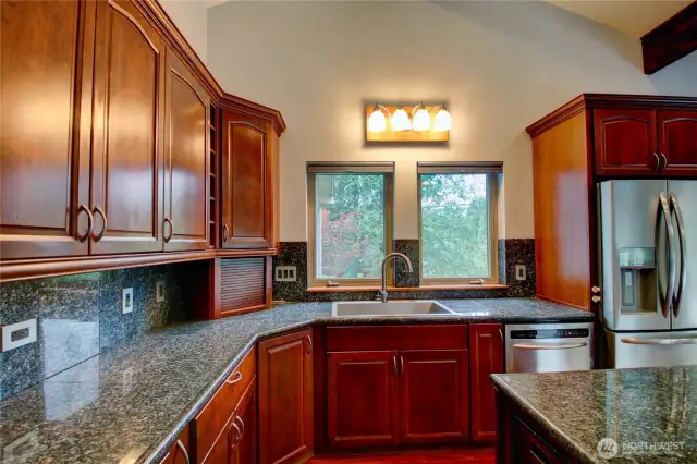 Plenty of counter space and storage.