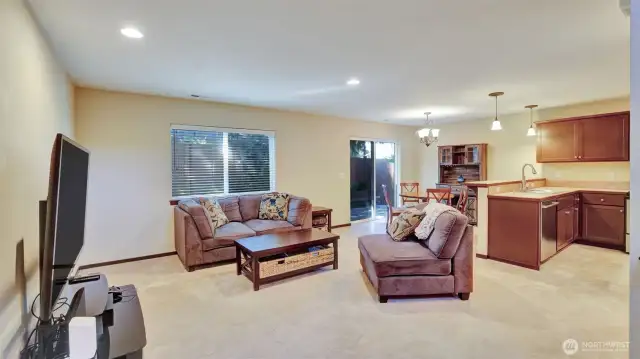 The home was well designed to give a feeling of spaciousness and flexibility.