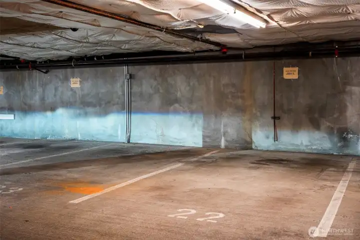 Secure parking spot #22
