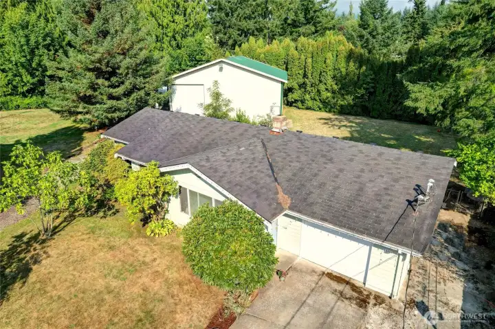 Overhead view