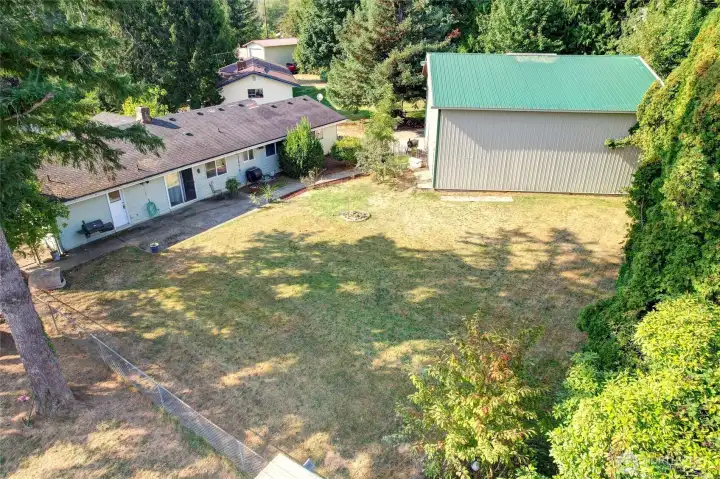 Backyard view
