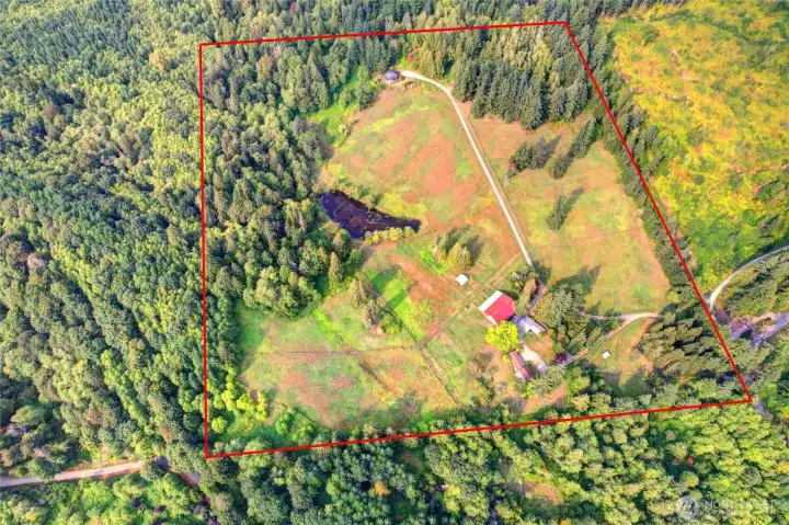 Drone Photo of the whole property