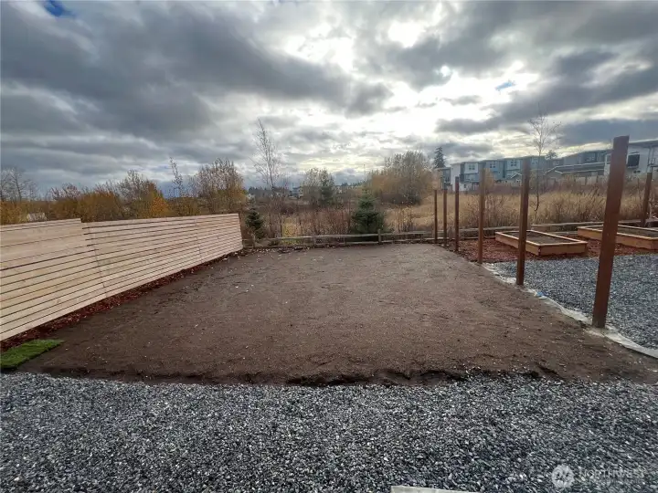 Back yard almost ready for turf!