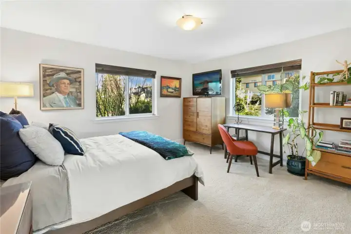 Bedroom #2 upstairs in corner