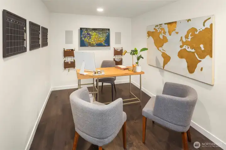Perfect in home office or work out room
