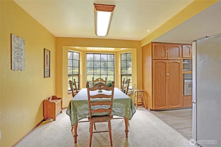 Dining room with views of the foothills