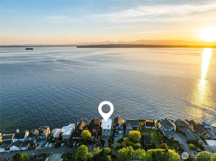 An alternate aerial view.