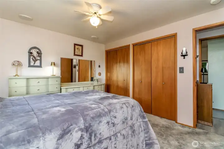 These are the other two closets in primary bedroom. Yes, four closets in this room!