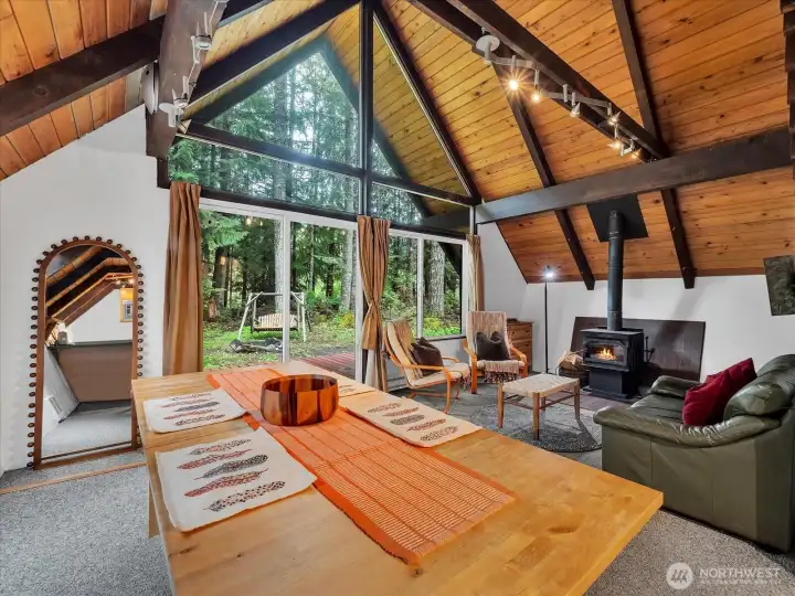 Well proportioned dining area- 17117 Riverview Way E