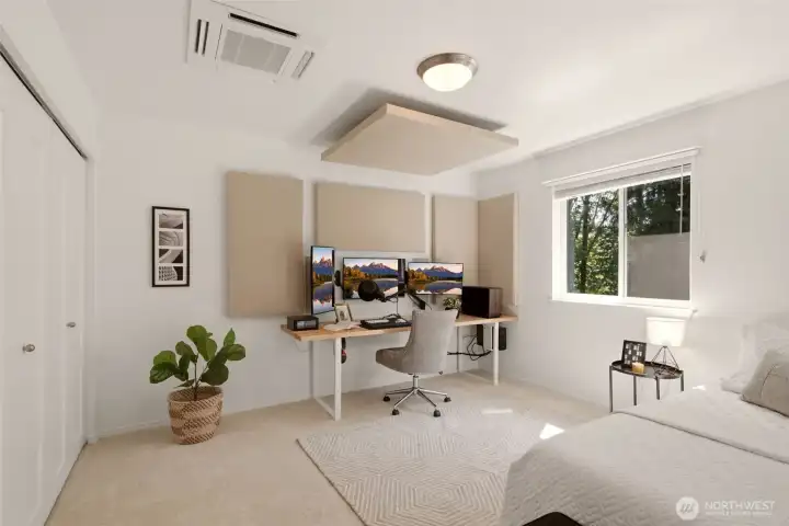 Fourth bedroom on upper level Fourth bedroom on upper level