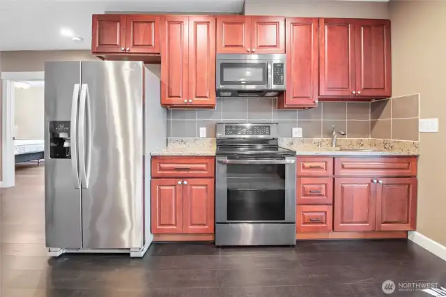Here is another kitchen making this a great multi-generational home if needed.