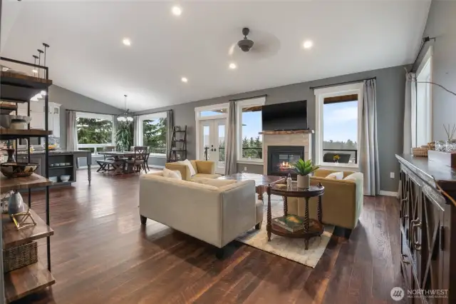 Fantastic open concept living in this one-of-a-kind home.