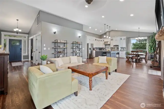 Light, bright, and airy great for entertaining or relaxing!