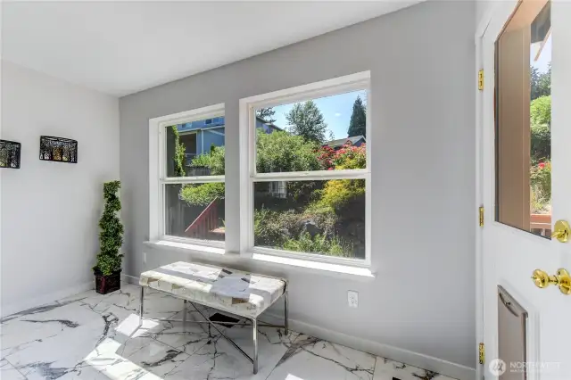 Eating Area with Garden Views