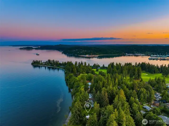 Premier Wing Point location with commanding Puget Sound views