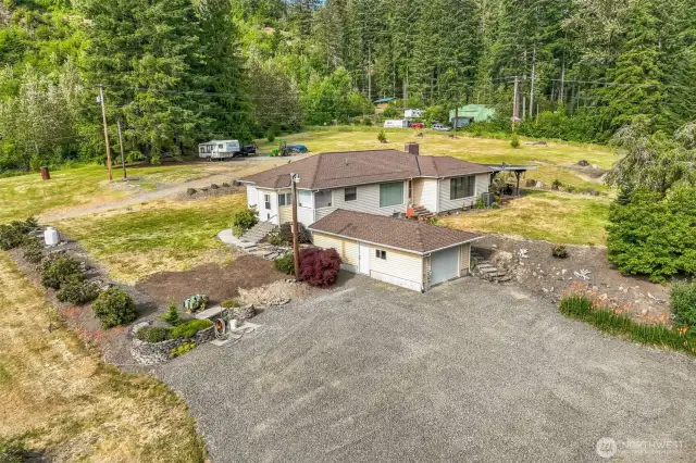 2 Parcels equaling 2.89 Acres. Large level area in back is perfect for large shop.