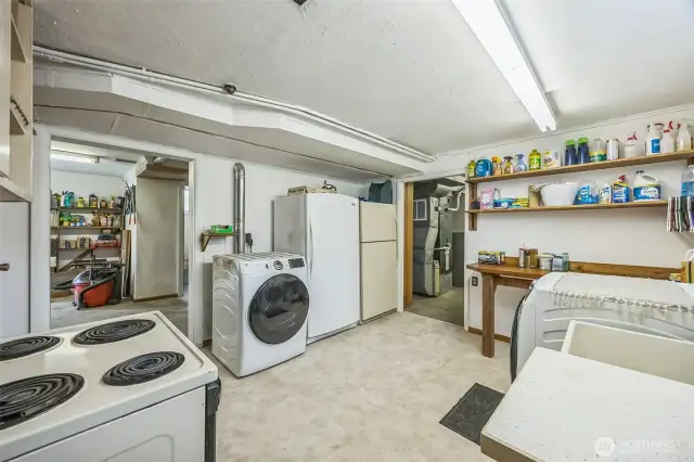 Laundry room/ extra storage in basement
