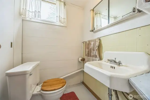 1/2 Bathroom in Basement