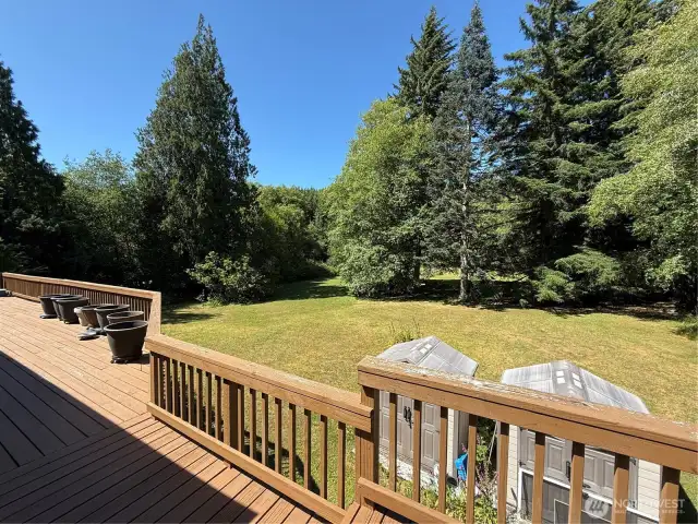 View from deck