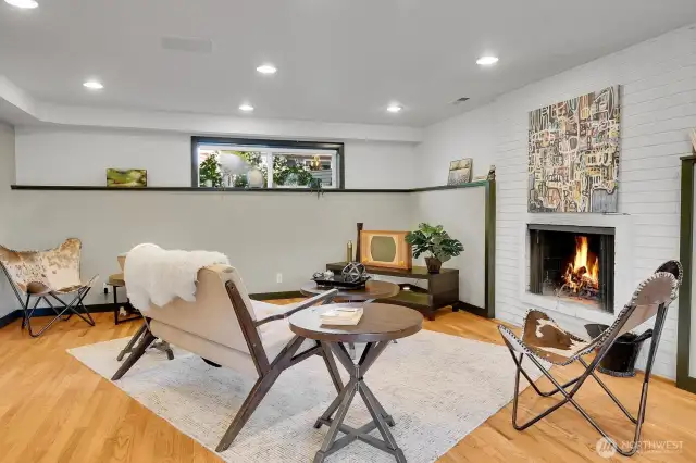 Lower level family room or work-at-home opportunity