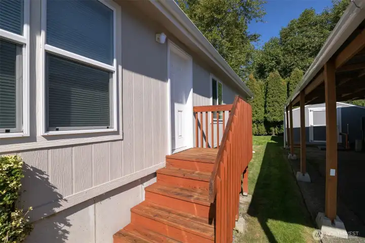 Side Entrance. One of 3