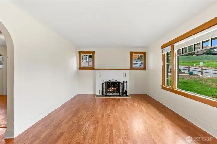 Wood Burning Fireplace, Just In Time For The Winter Months!