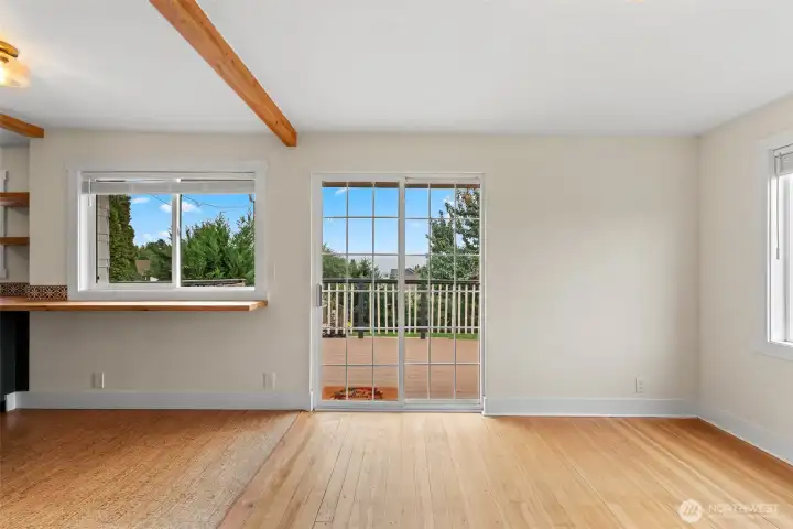 Ductless Mini Split on Main Level Providing Air Conditioning