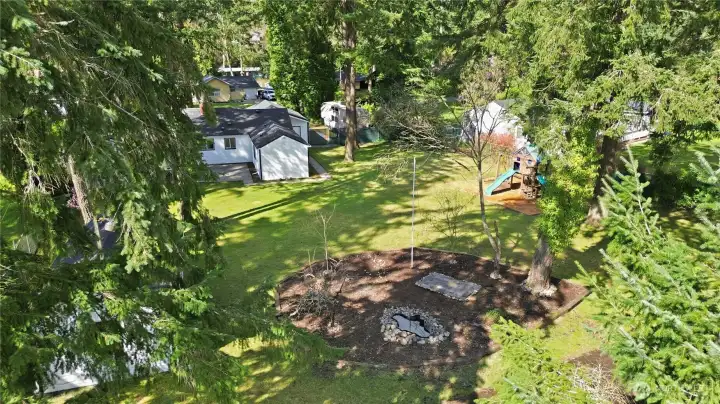 Another view of the amazing backyard retreat