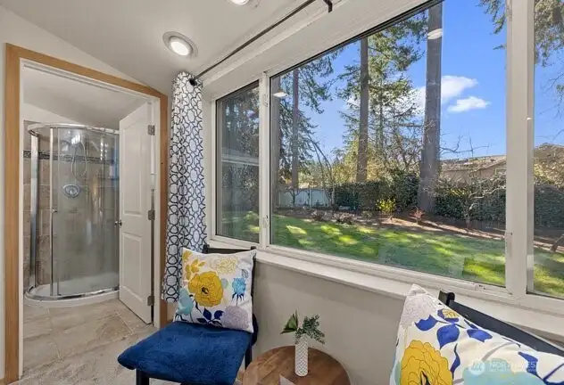 Seating area and views