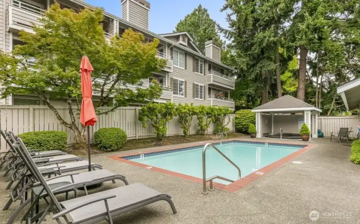Pool and hot tub for resort style living!