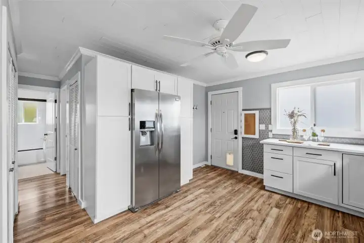 Seamless flow from kitchen to outdoor living