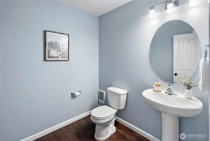 Downstairs half bath