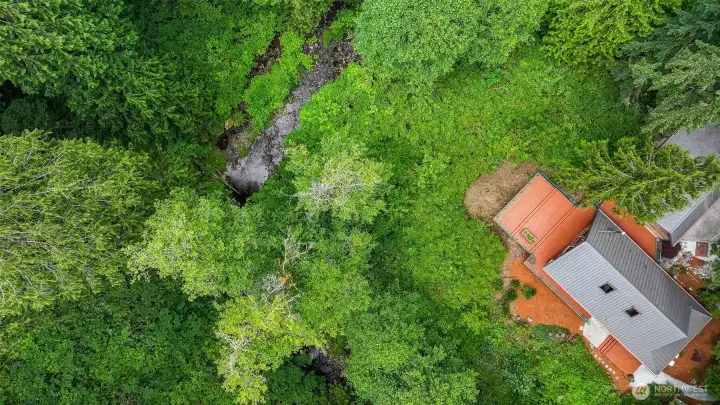 Soak in this unique and peaceful setting, surrounded by the creek and nature. Soak in this unique and peaceful setting, surrounded by the creek and nature.