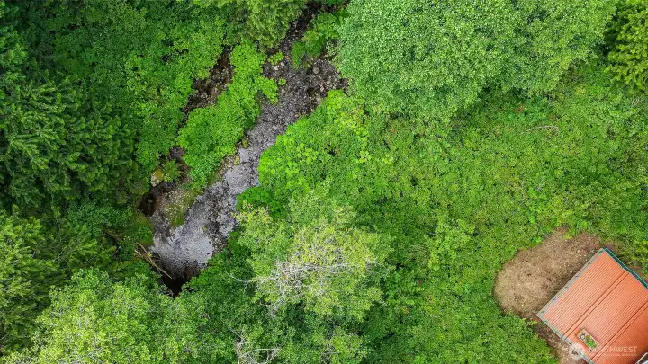 Slow down and enjoy the sights and sounds of Austin Creek below. Slow down and enjoy the sights and sounds of Austin Creek below.