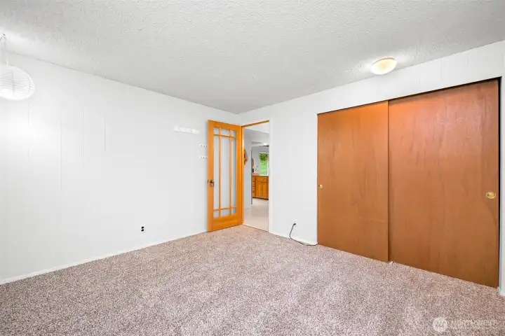 Flexible lower-level room offers endless possibilities for a home office, media room, fitness space, or guest accommodations. Flexible lower-level room offers endless possibilities for a home office, media room, fitness space, or guest accommodations.