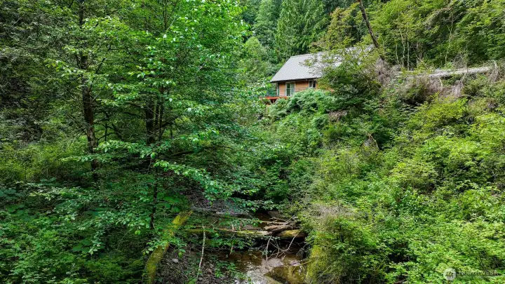 Life can't help but slow down a bit when a creek runs through it. Life can't help but slow down a bit when a creek runs through it.