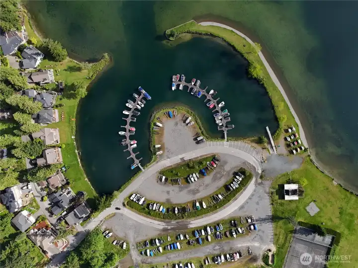 Sudden Valley's marina and boat launch. Sudden Valley's marina and boat launch.