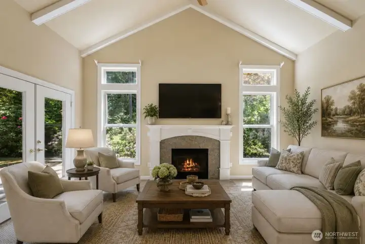 Virtually Staged Great Room (main floor) Virtually Staged Great Room (main floor)