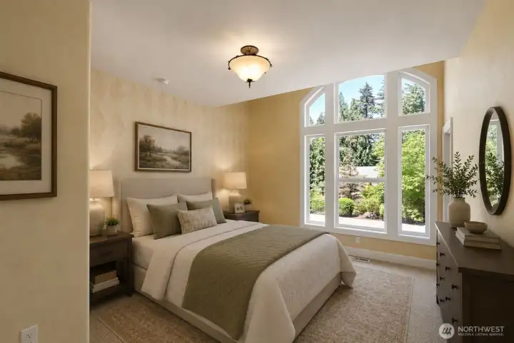 Virtually Staged Bedroom #2 (Main Floor) Virtually Staged Bedroom #2 (Main Floor)