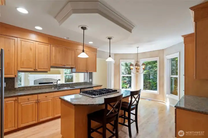 Open Kitchen with Island Open Kitchen with Island