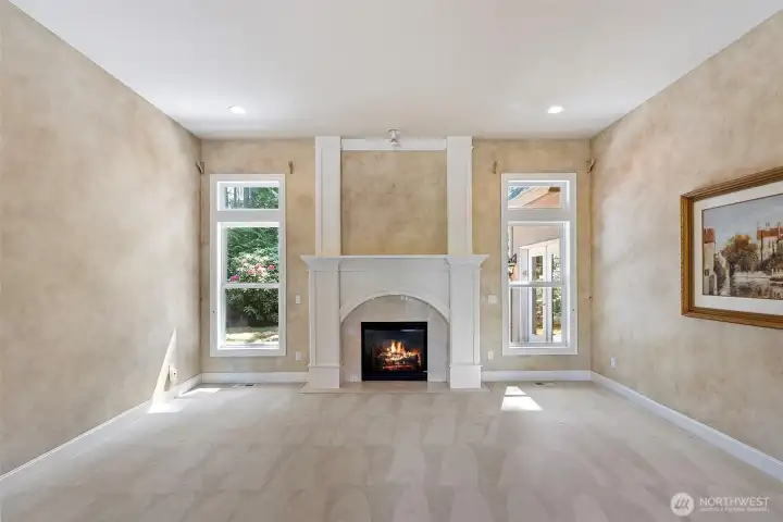 Front Room with Fireplace Front Room with Fireplace