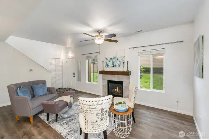 Spacious 3-bedroom floor plan with abundant natural light.