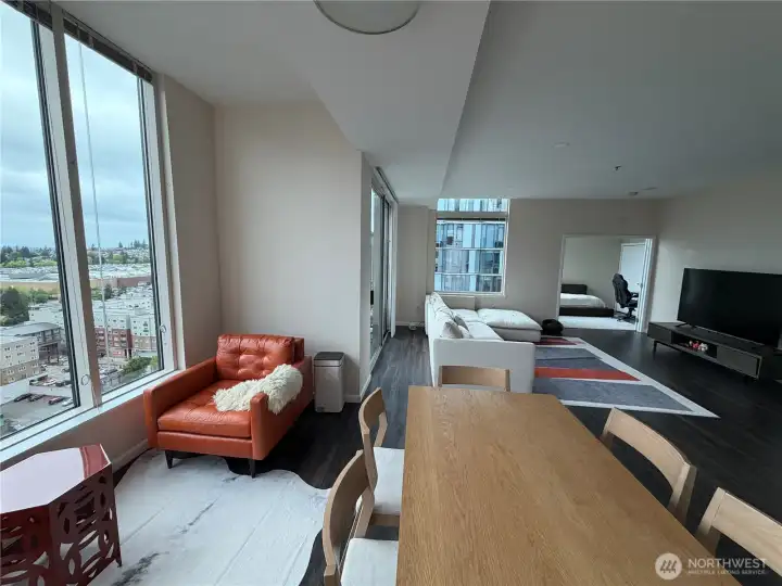 Walls of windows with incredible views