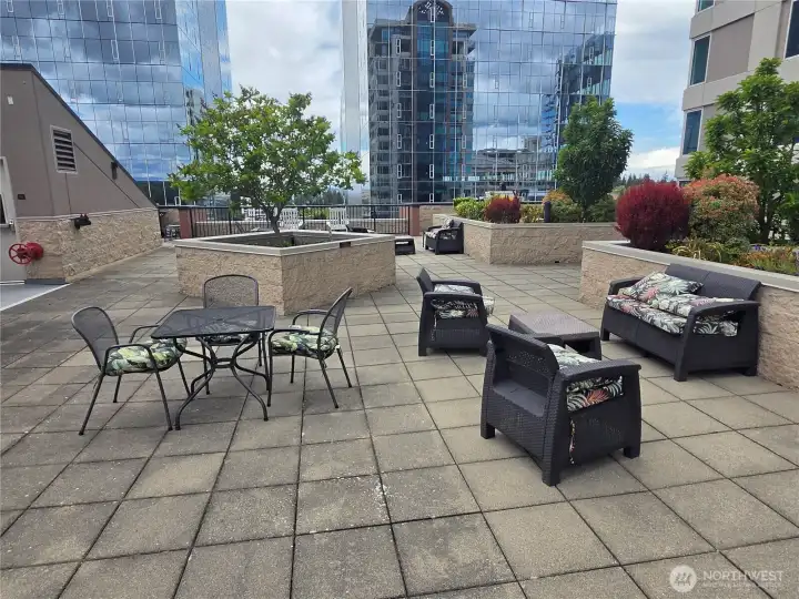 Incredible elevated outdoor space with 360 degree views