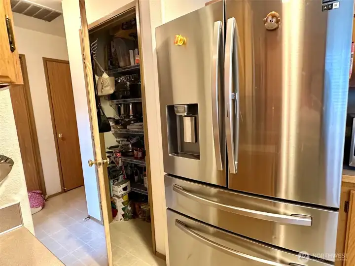 Spacious pantry, to meet all your storage needs. Spacious pantry, to meet all your storage needs.