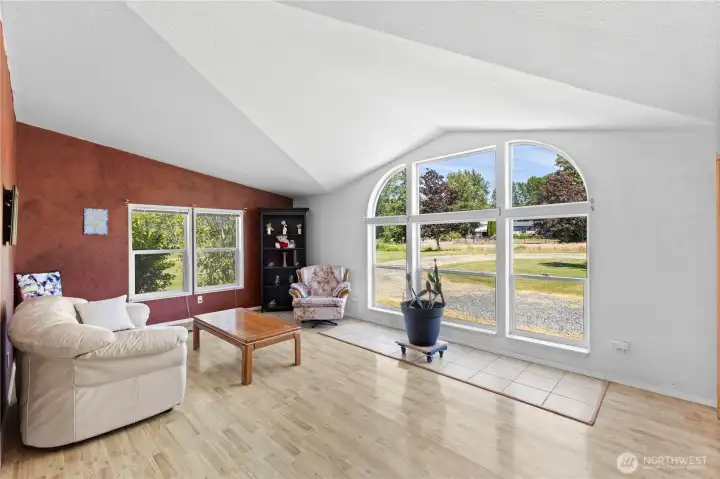 Living room w/beautiful picture window
