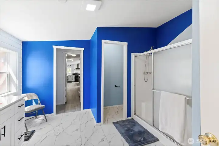 Ensuite bathroom recently updated