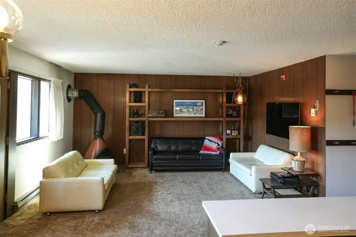 Living room has pull out beds. Living room has pull out beds.